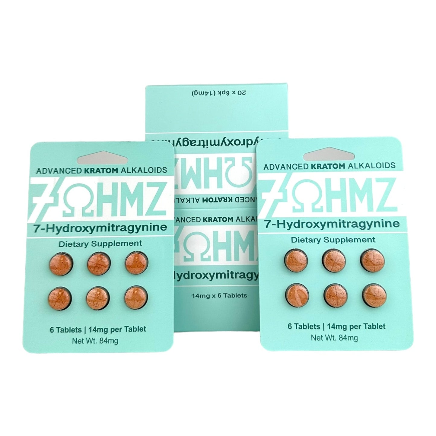 7-OHMZ Advanced Kratom Alkaloids 14mg x 6 Tablets