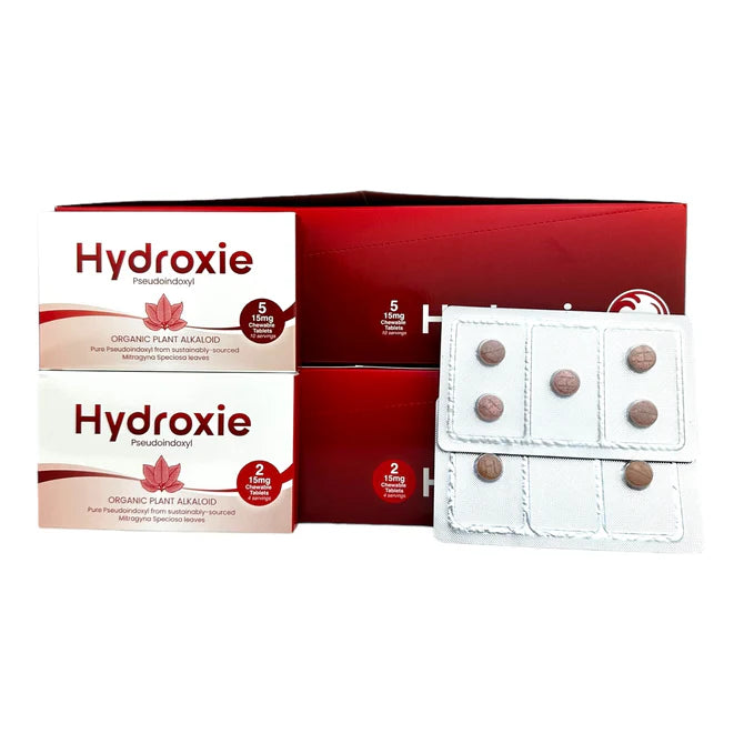 Hydroxie Pseudo Organic Kratom Leaf Extract 15mg Tablets