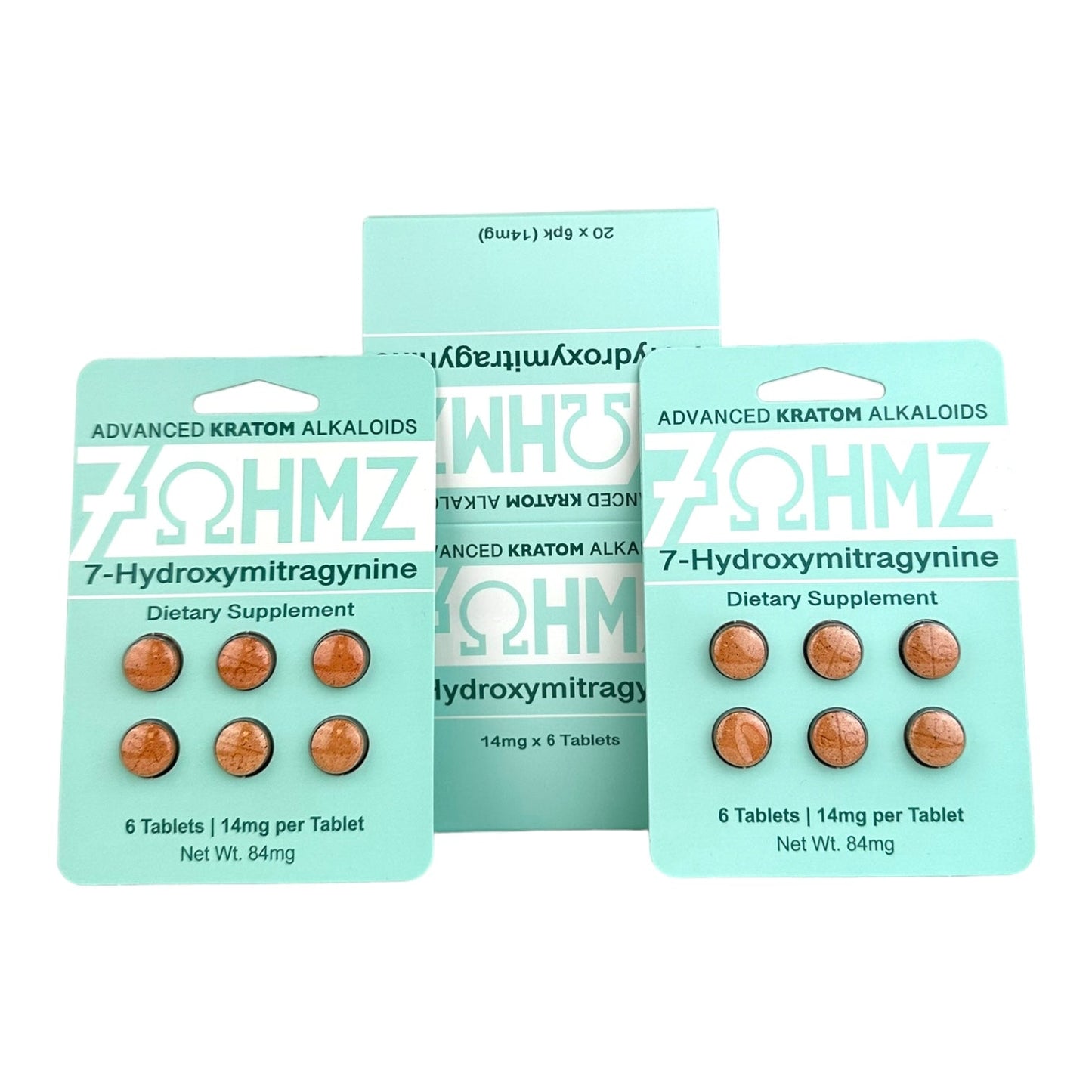 7-OHMZ Advanced Kratom Alkaloids 14mg x 6 Tablets