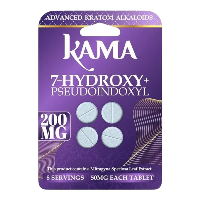 KAMA 7-Hydroxy + Pseudo 200mg Tablets | 4Tab