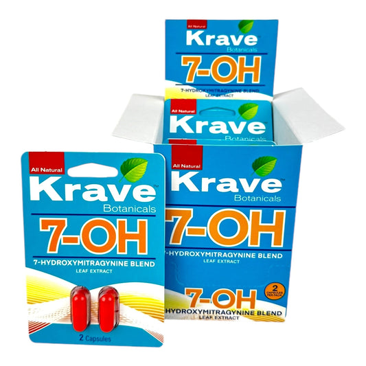 Krave 7-OH Capsules - 2 Caps / Blister Pack