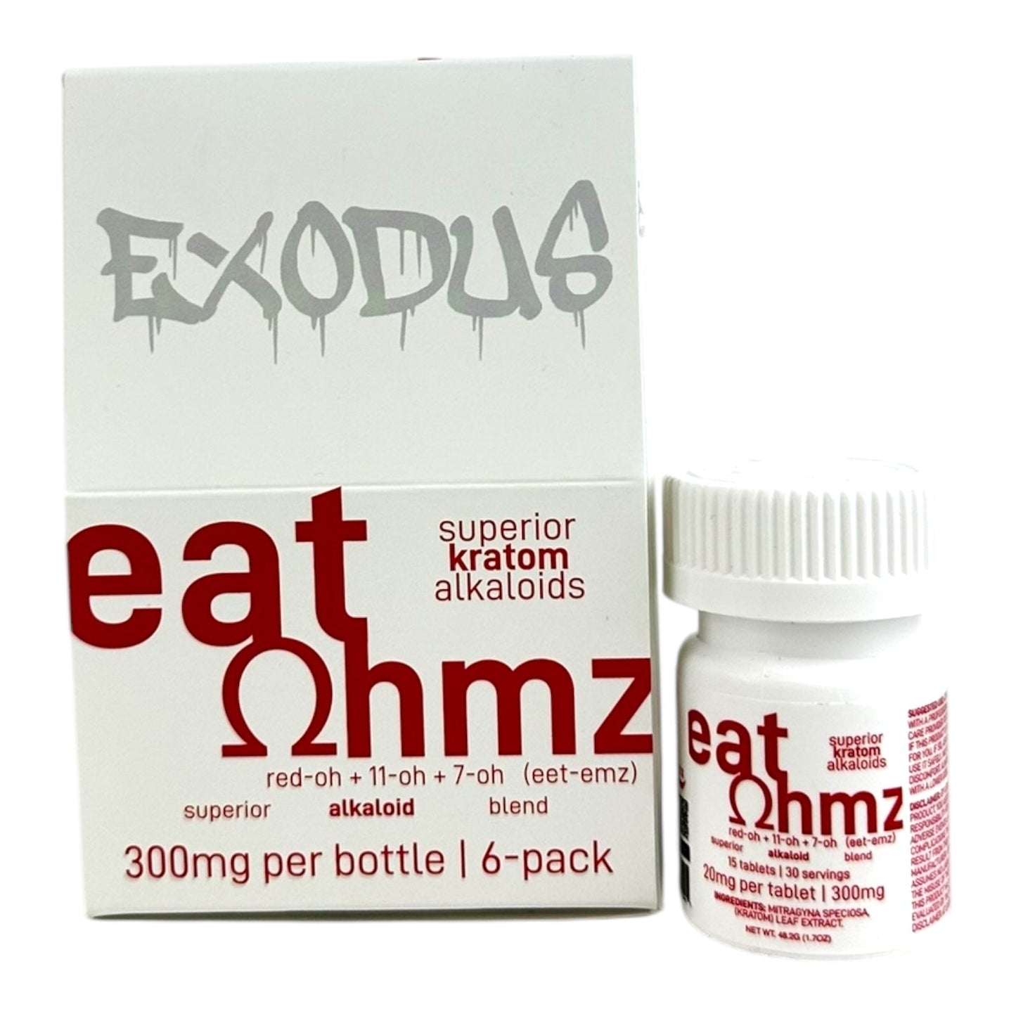 EAT OHMZ Red-oh + 7-oh 20mg 15 Tabs Jar