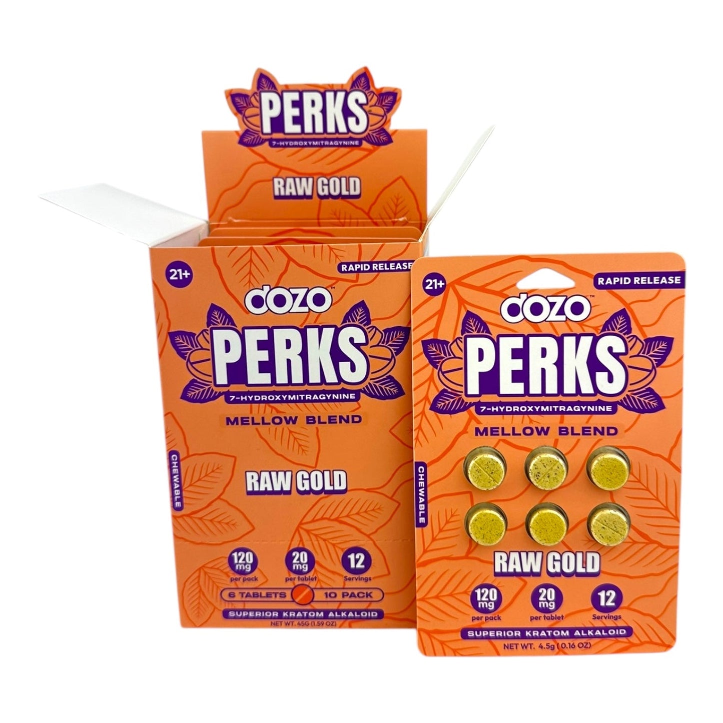 Dozo PERKS 7-OH 20mg 6 Tablets Blister Pack