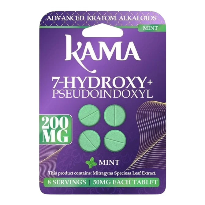 KAMA 7-Hydroxy + Pseudo 200mg Tablets | 4Tab