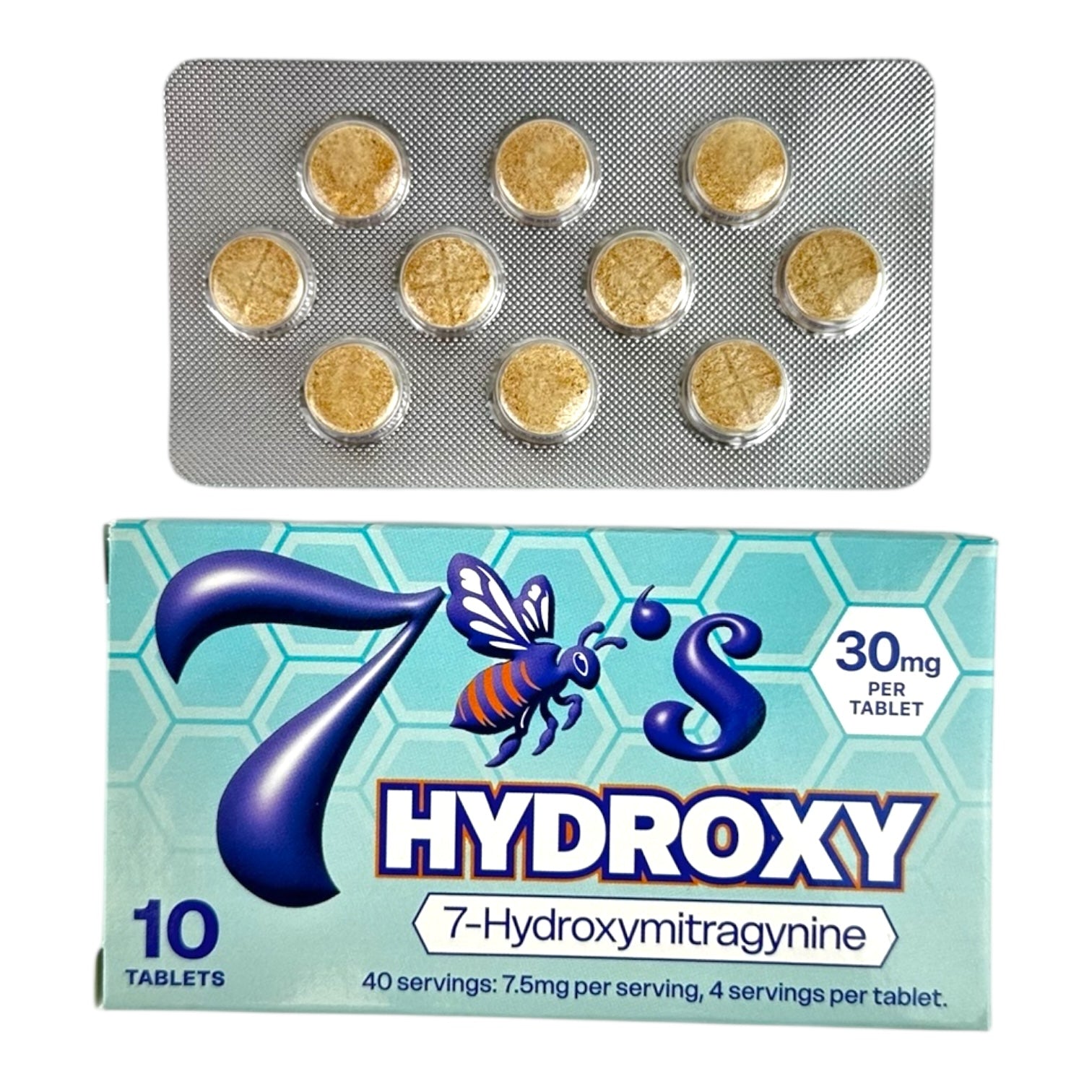 7 Bees 7 Hydroxy 30mg Tablets