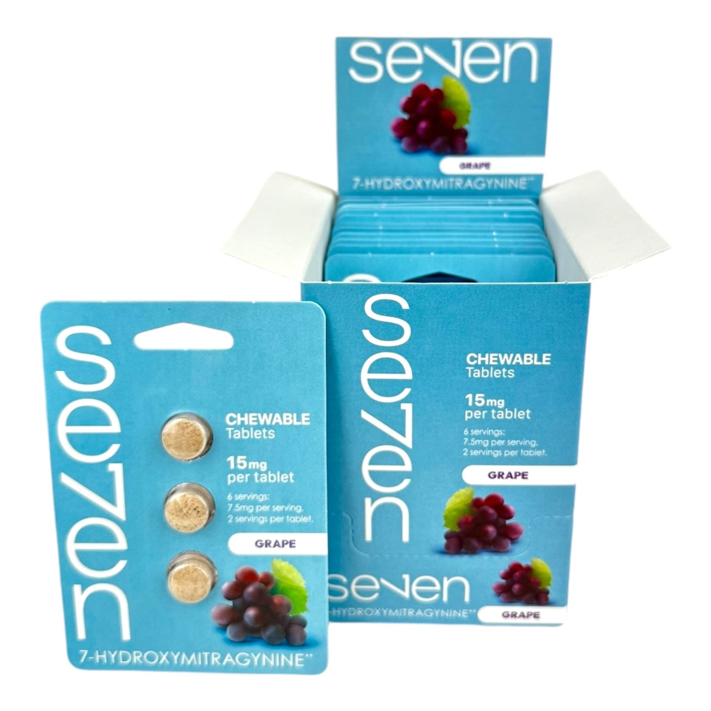 SE7EN 7-OH 15mg Tabs - 3 Tab/Blister Pack