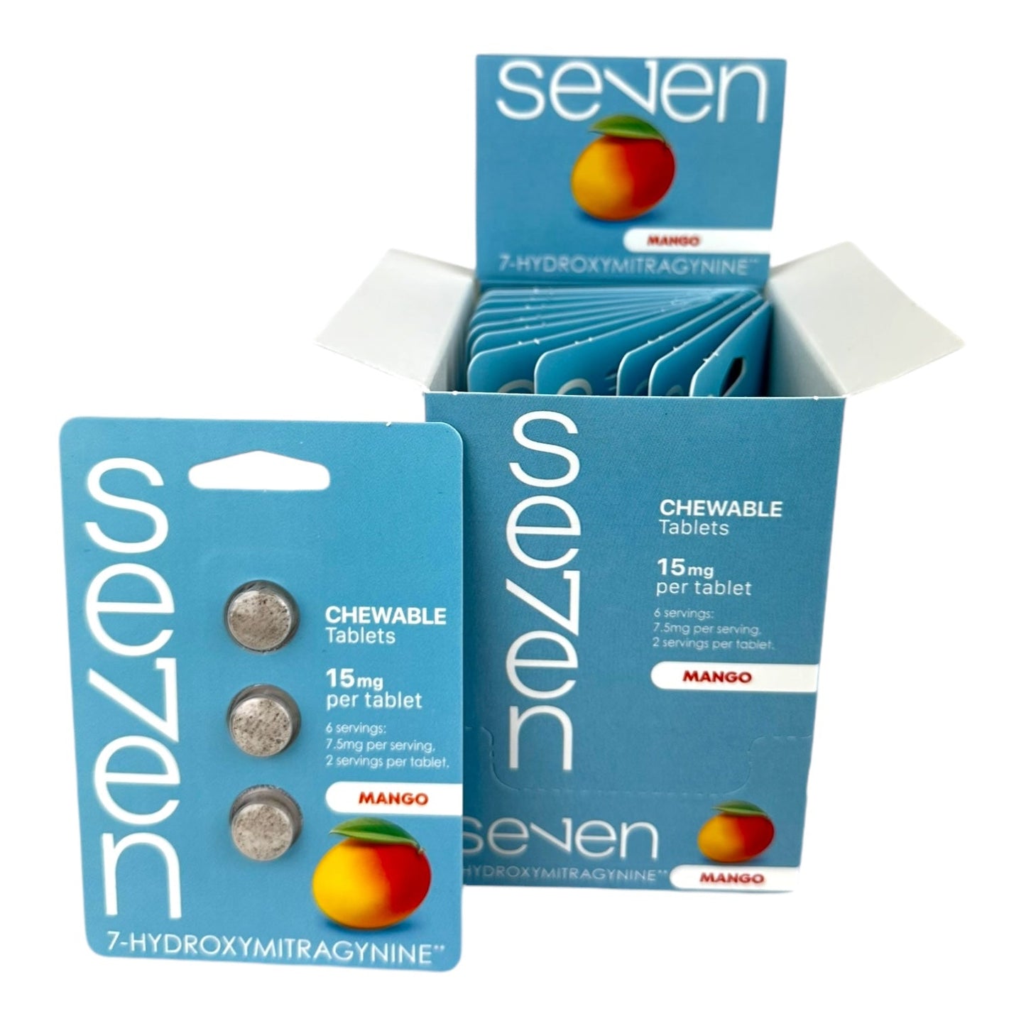 SE7EN 7-OH 15mg Tabs - 3 Tab/Blister Pack