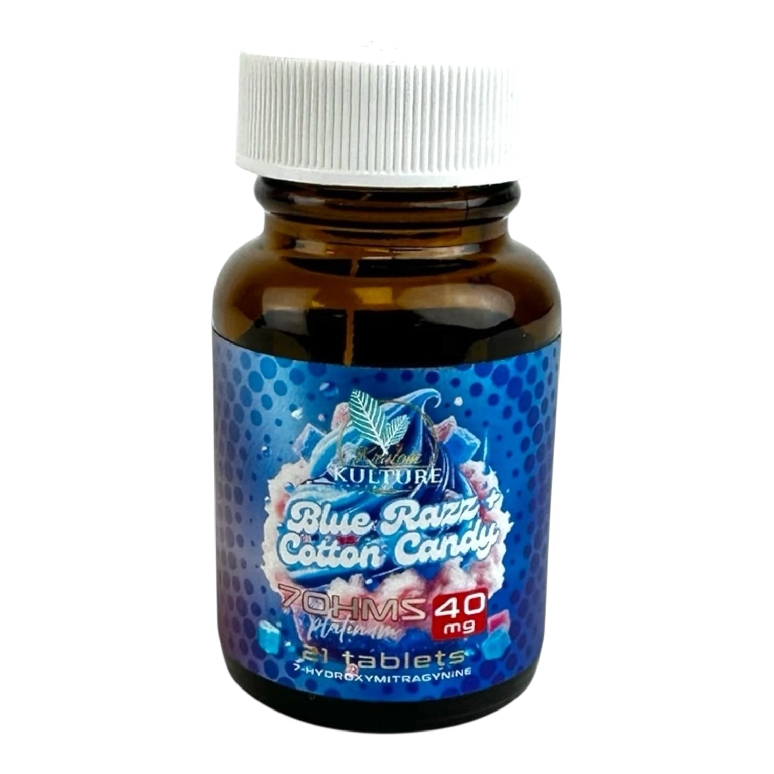 Blue Razz cotton Candy  7-OH Tablets