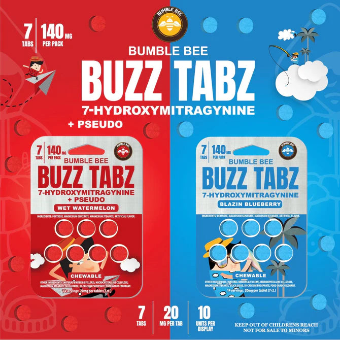 Bumble Bee Buzz Tabz 7-OH 20mg