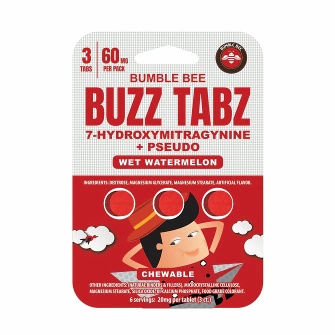 Bumble Bee Buzz Tabz 7-OH + Pseudo 20mg Tablets