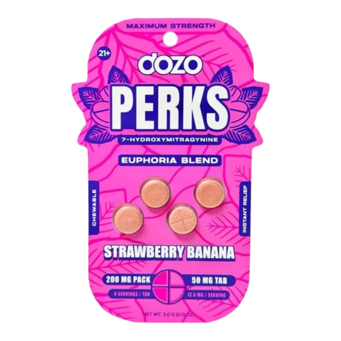 Dozo PERKS 7-OH 50mg 4 Tablets Blister Pack