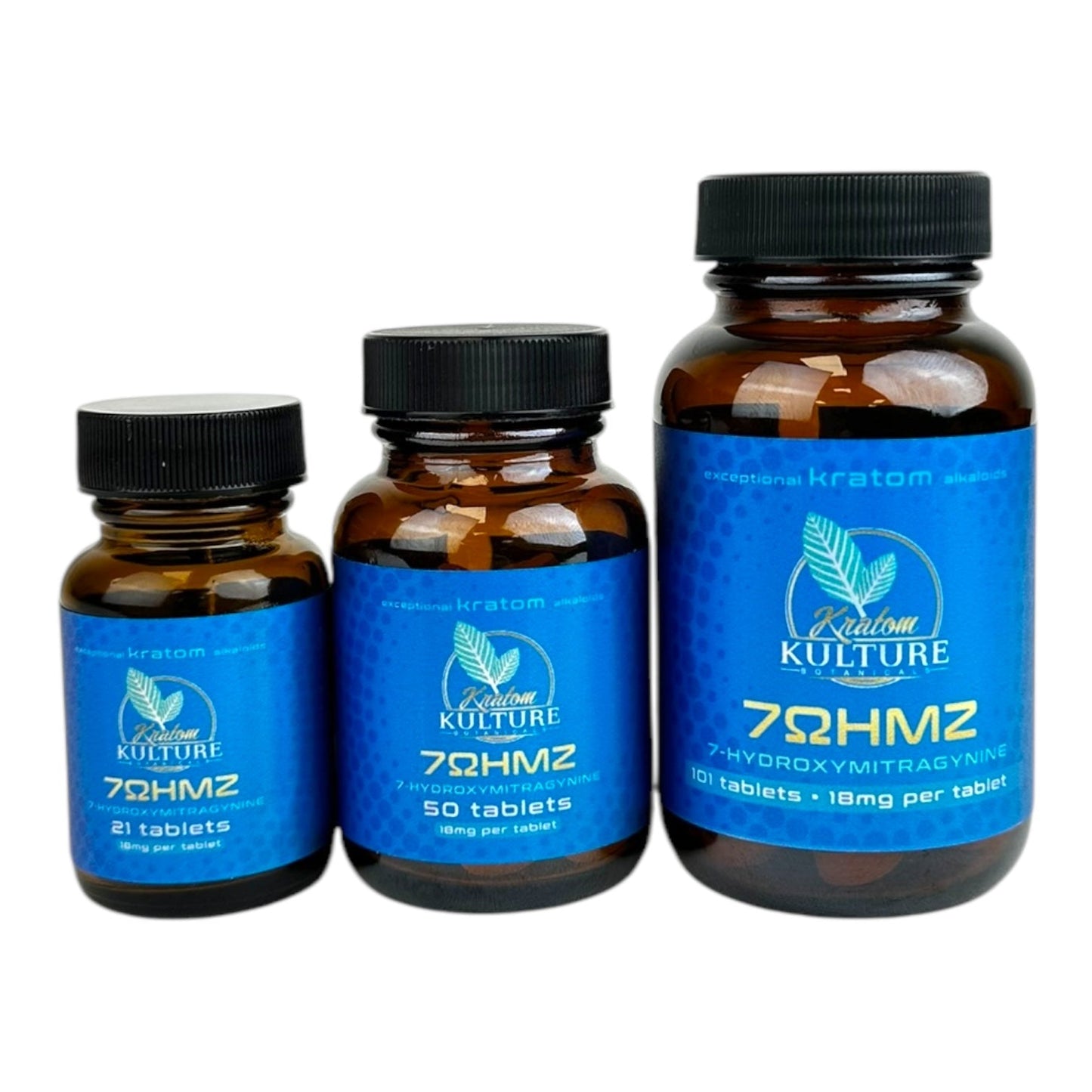 Kratom Kulture 7OHMZ 7-OH 18mg Tables