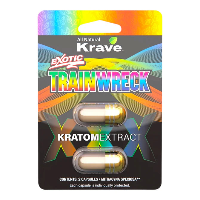 Krave Exotic Kratom Extract Capsules (6pk/Display)