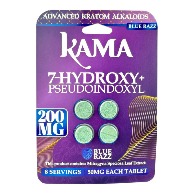 KAMA 7-Hydroxy + Pseudo 200mg Tablets | 4Tab
