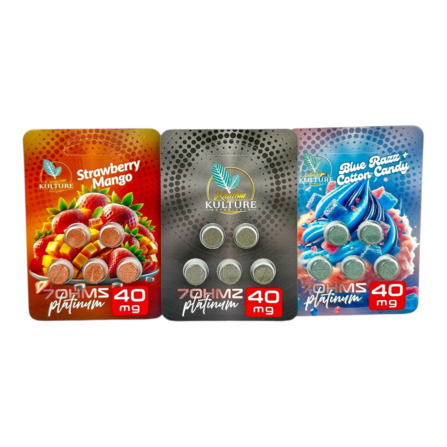 Kratom Kulture 7OHMZ Platinum 7-OH 40mg Tablet - 5ct Blister Pack
