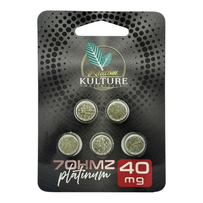 Kratom Kulture 7ohmz Platinum 40mg 5 Tablets